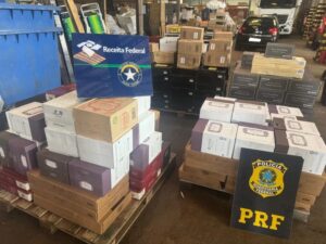 Fiscalização apreende 2 mil garrafas de vinho ilegal na BR-277