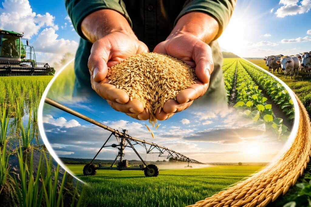 Clima extremo desorganiza o arroz na Ásia e Brasil assume papel estratégico