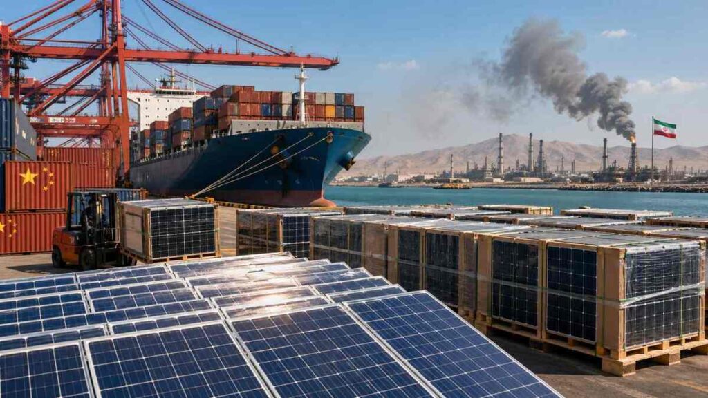 Guerra no Irã faz China vender painéis solares como nunca