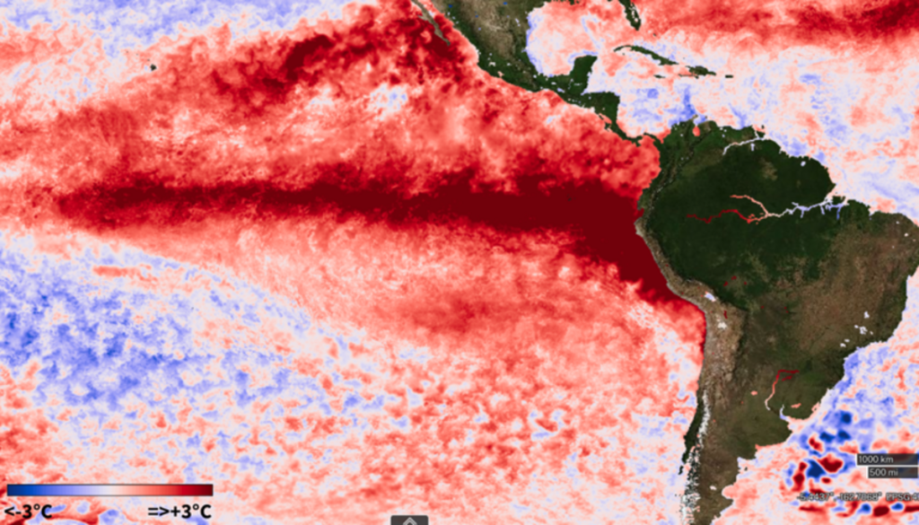 Urgente: nova previsão reforça super El Niño histórico!