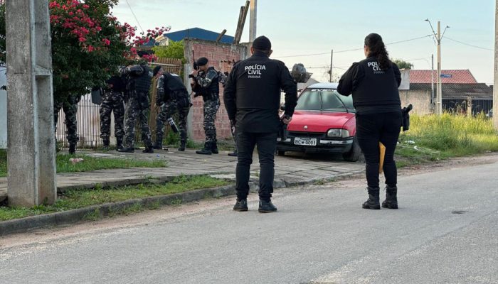 Foto: Operação deflagrada pela PCPR e PMPR